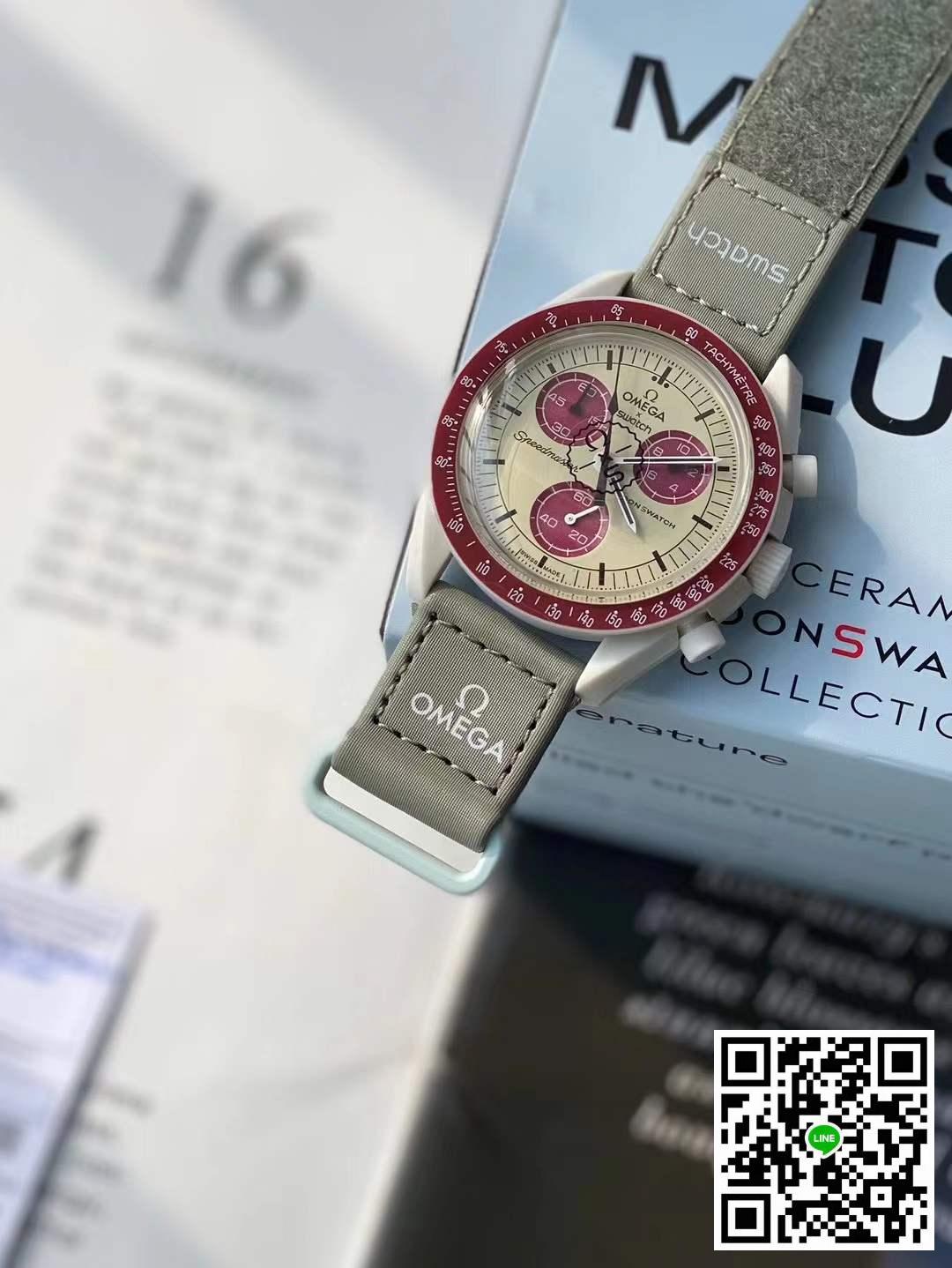 Swatch X Omega スウォッチとオメガのコラボ バイオセラミックムーンスウォッチコレクション スイスクオーツ-NOOB工場|時計