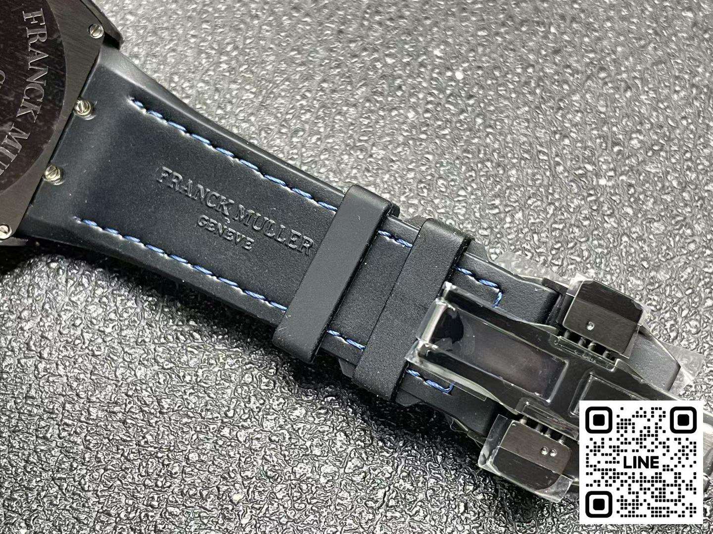 カテゴリ:<a href='/product.shtml?cid=707'>フランクミュラー</a> <br>ABF工場 フランクミュラー ポパイ ヴァンガード V45 ブラック ダイヤ入れ 44mm FM800ムーブメント