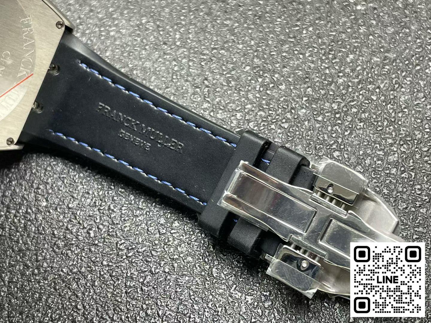カテゴリ:<a href='/product.shtml?cid=707'>フランクミュラー</a> <br>ABF工場 フランクミュラー ポパイ ヴァンガード V45 ブラック ダイヤ入れ 44mm FM800ムーブメント