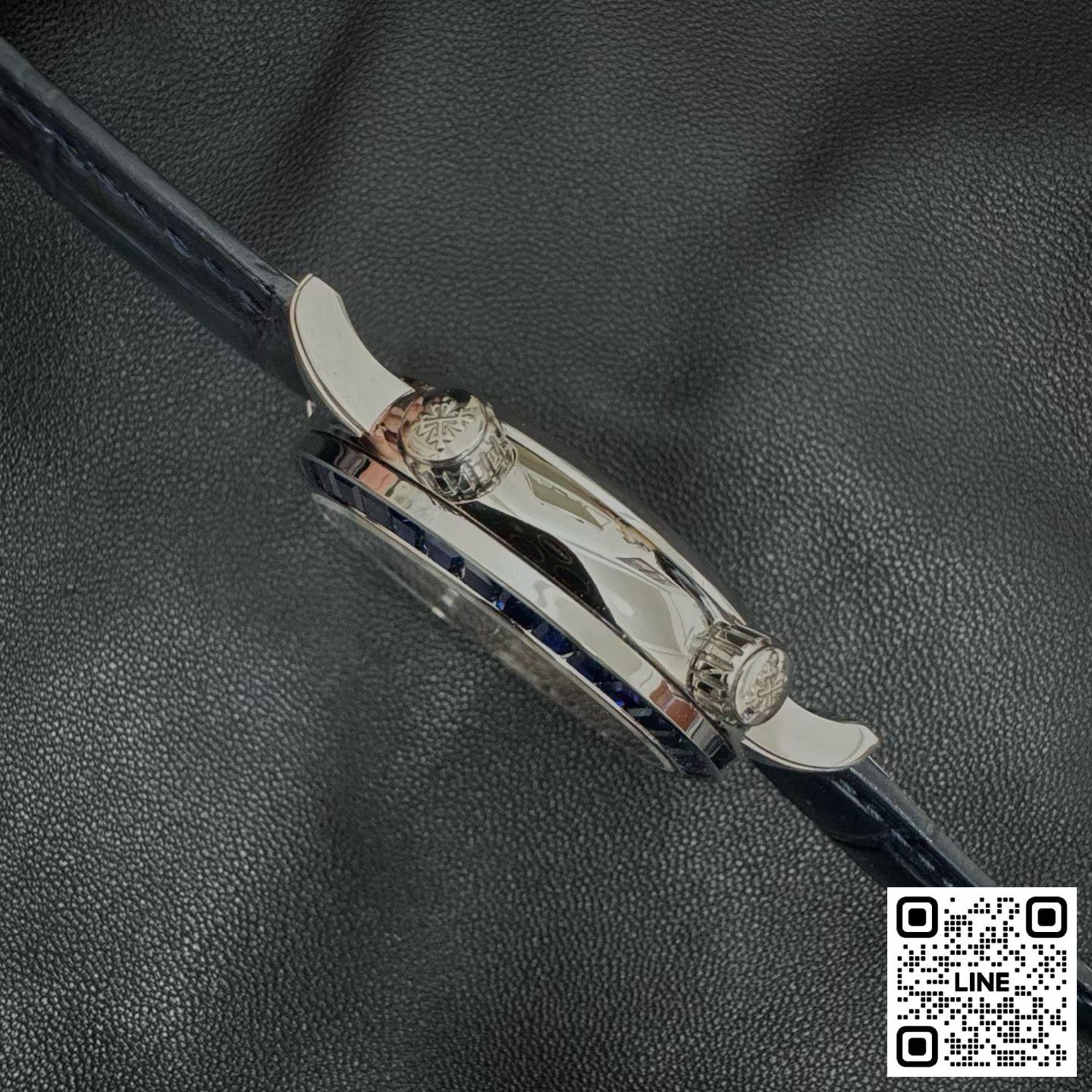 カテゴリ:<a href='/product.shtml?cid=688'>グランドコンプリケーション</a> <br>3K工場 パテックフィリップ グランドコンプリケーション 6104 42.5mm ブルー ダイヤ入れ 240ムーブメント