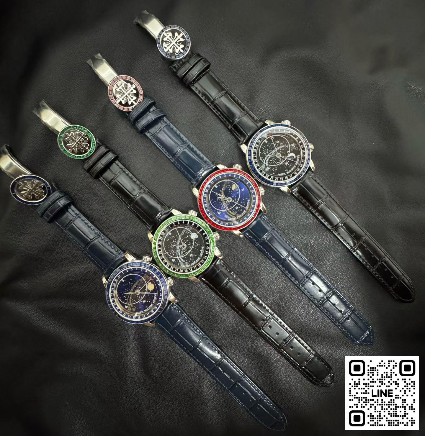 カテゴリ:<a href='/product.shtml?cid=688'>グランドコンプリケーション</a> <br>3K工場 パテックフィリップ グランドコンプリケーション 6104 42.5mm ブルー ダイヤ入れ 240ムーブメント