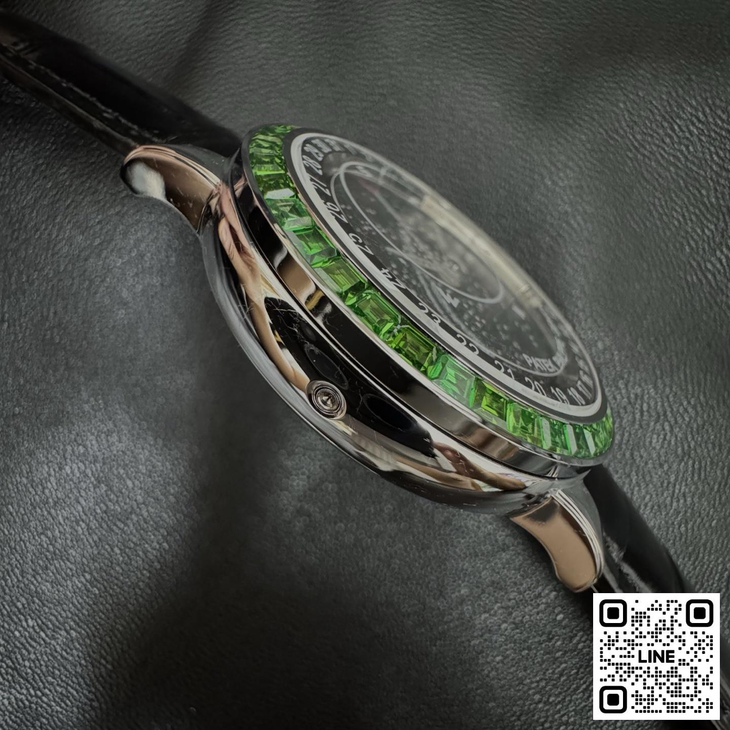 カテゴリ:<a href='/product.shtml?cid=688'>グランドコンプリケーション</a> <br>3K工場 パテックフィリップ グランドコンプリケーション 6104 42.5mm ブラック ダイヤ入れ 240ムーブメン