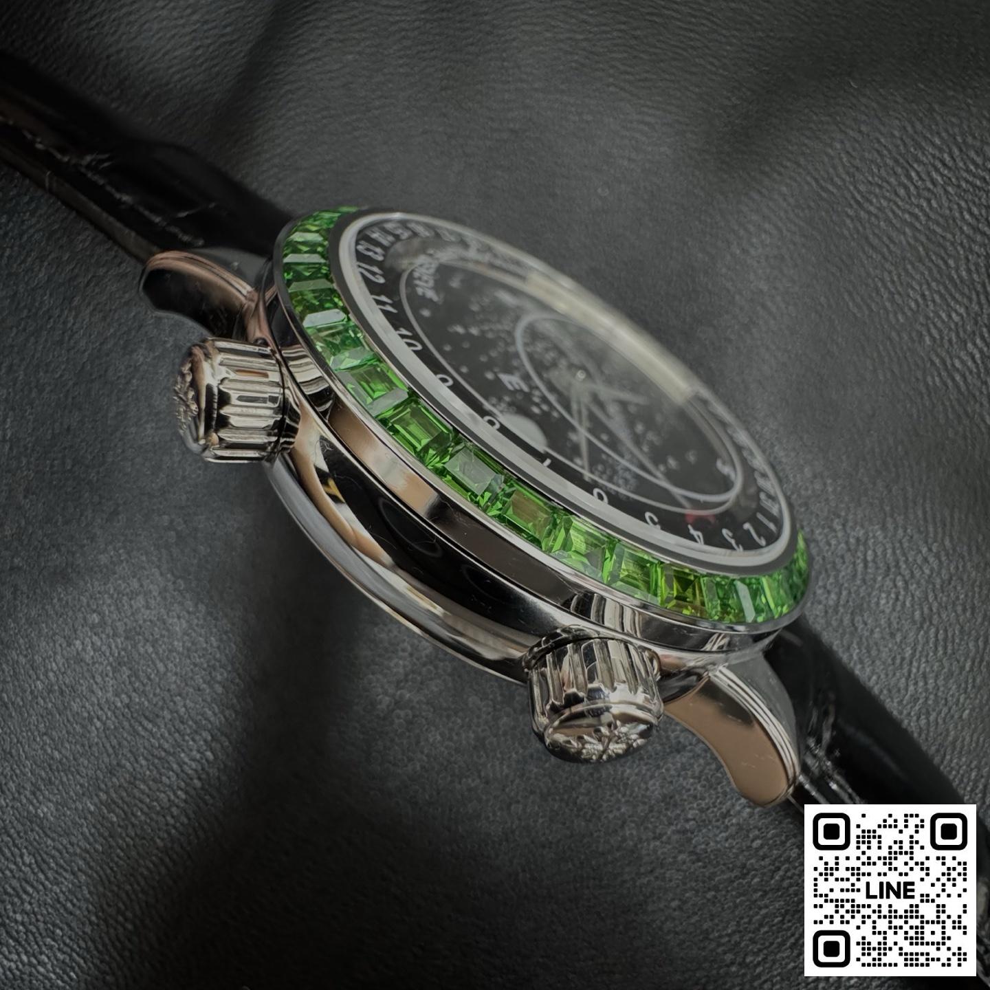 カテゴリ:<a href='/product.shtml?cid=688'>グランドコンプリケーション</a> <br>3K工場 パテックフィリップ グランドコンプリケーション 6104 42.5mm ブラック ダイヤ入れ 240ムーブメン
