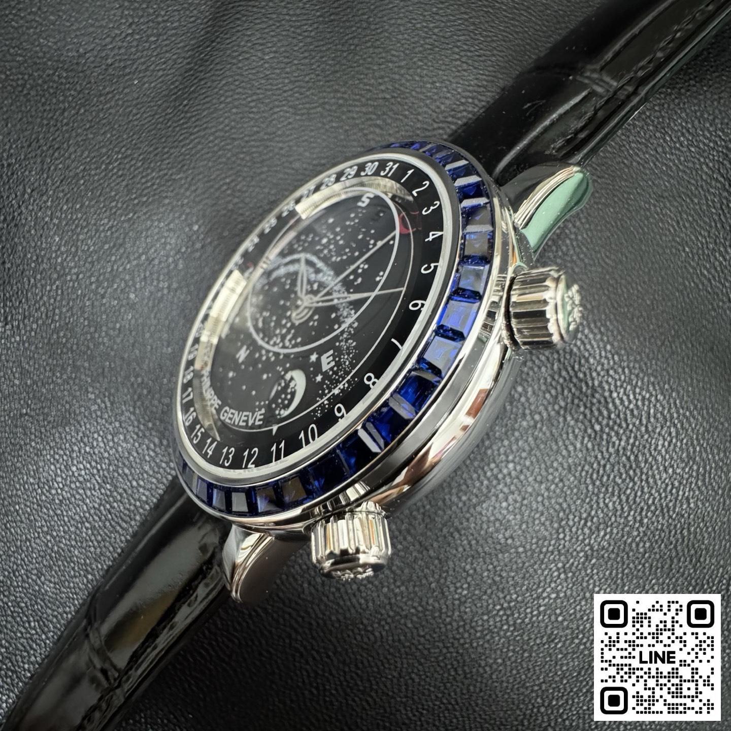 カテゴリ:<a href='/product.shtml?cid=688'>グランドコンプリケーション</a> <br>3K工場 パテックフィリップ グランドコンプリケーション 6104 42.5mm ブラック ダイヤ入れ 240ムーブメン