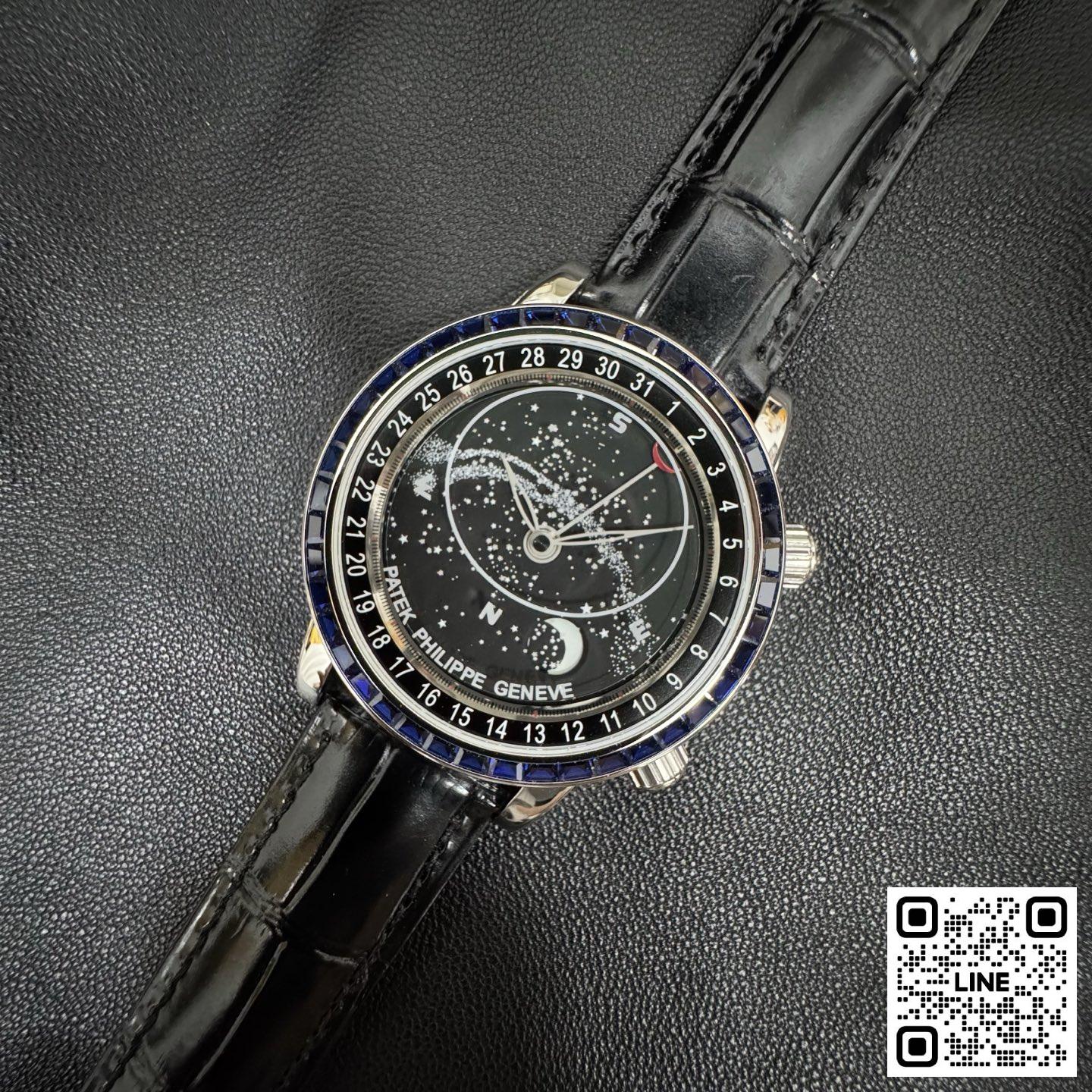 カテゴリ:<a href='/product.shtml?cid=688'>グランドコンプリケーション</a> <br>3K工場 パテックフィリップ グランドコンプリケーション 6104 42.5mm ブラック ダイヤ入れ 240ムーブメン