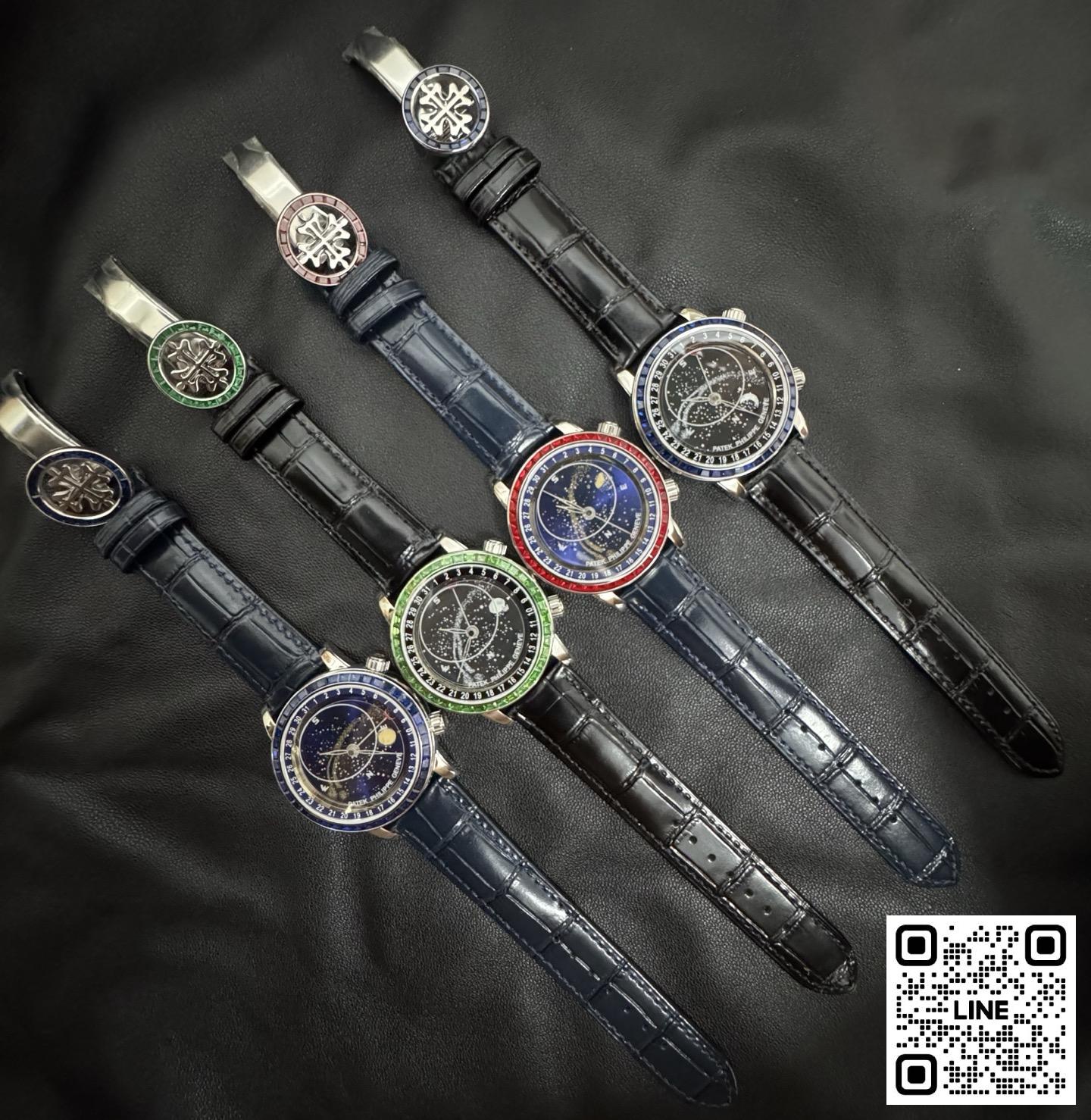 カテゴリ:<a href='/product.shtml?cid=688'>グランドコンプリケーション</a> <br>3K工場 パテックフィリップ グランドコンプリケーション 6104 42.5mm ブルー ダイヤ入れ 240ムーブメント