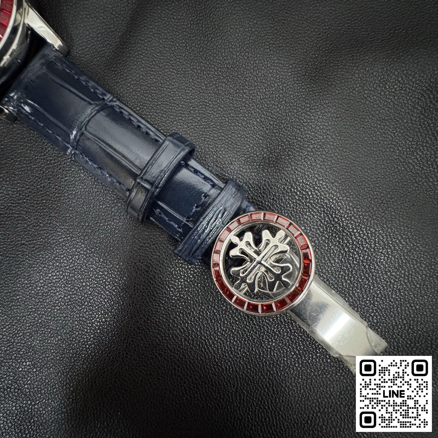 カテゴリ:<a href='/product.shtml?cid=688'>グランドコンプリケーション</a> <br>3K工場 パテックフィリップ グランドコンプリケーション 6104 42.5mm ブルー ダイヤ入れ 240ムーブメント