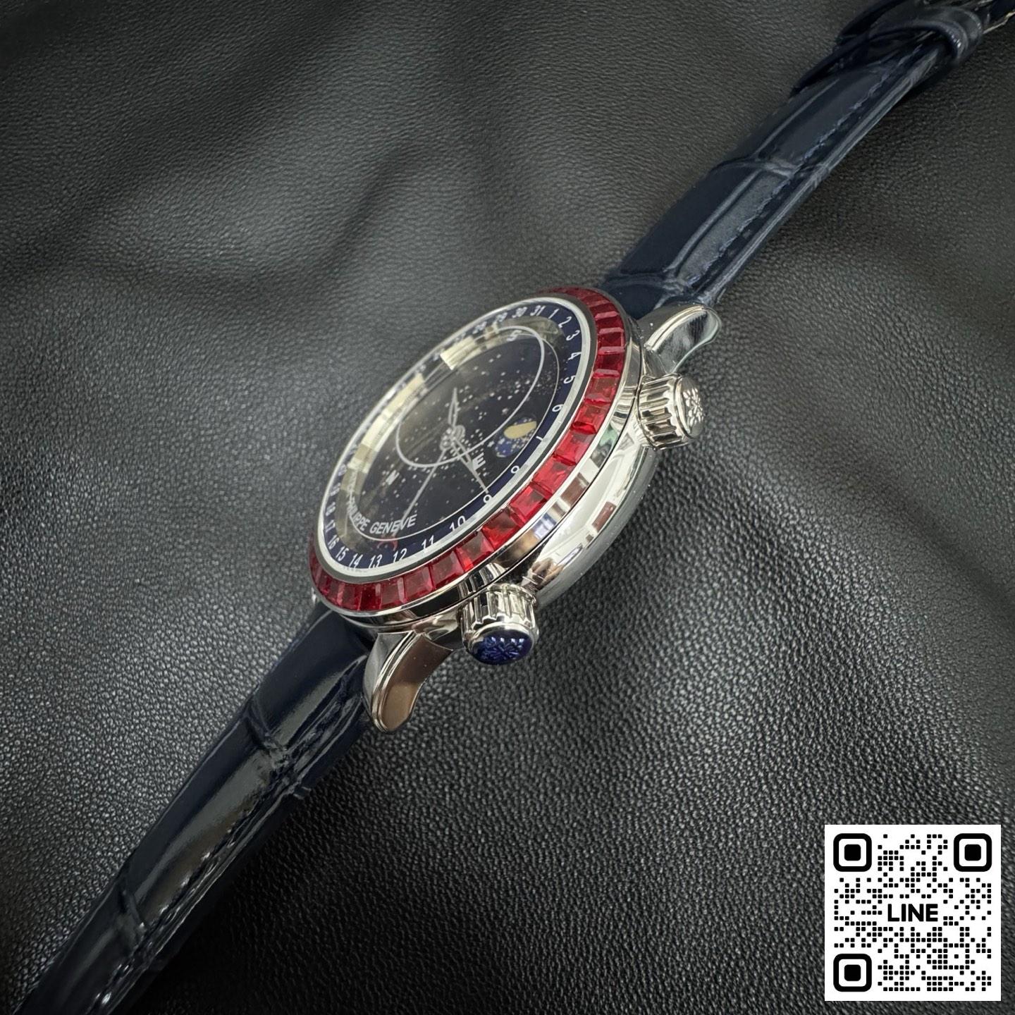 カテゴリ:<a href='/product.shtml?cid=688'>グランドコンプリケーション</a> <br>3K工場 パテックフィリップ グランドコンプリケーション 6104 42.5mm ブルー ダイヤ入れ 240ムーブメント
