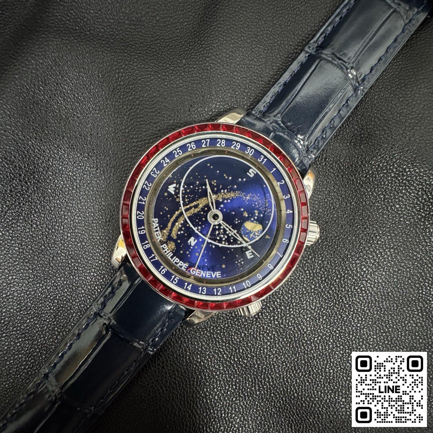 カテゴリ:<a href='/product.shtml?cid=688'>グランドコンプリケーション</a> <br>3K工場 パテックフィリップ グランドコンプリケーション 6104 42.5mm ブルー ダイヤ入れ 240ムーブメント