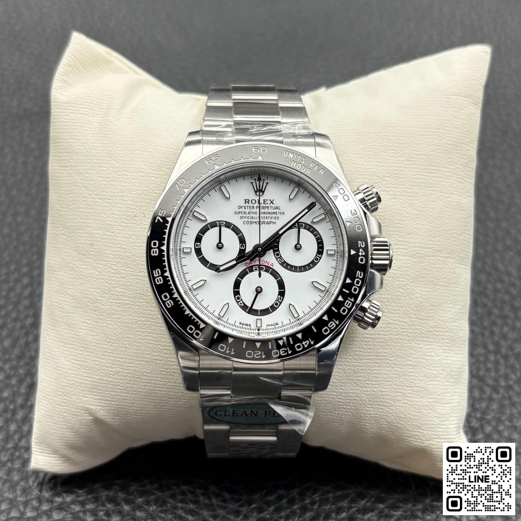 カテゴリ:<a href='/product.shtml?cid=660'>デイトナ</a> <br>Clean Plus工場 ロレックス デイトナ 126500LN セラミック ホワイト パンダ 4131 ムーブメント