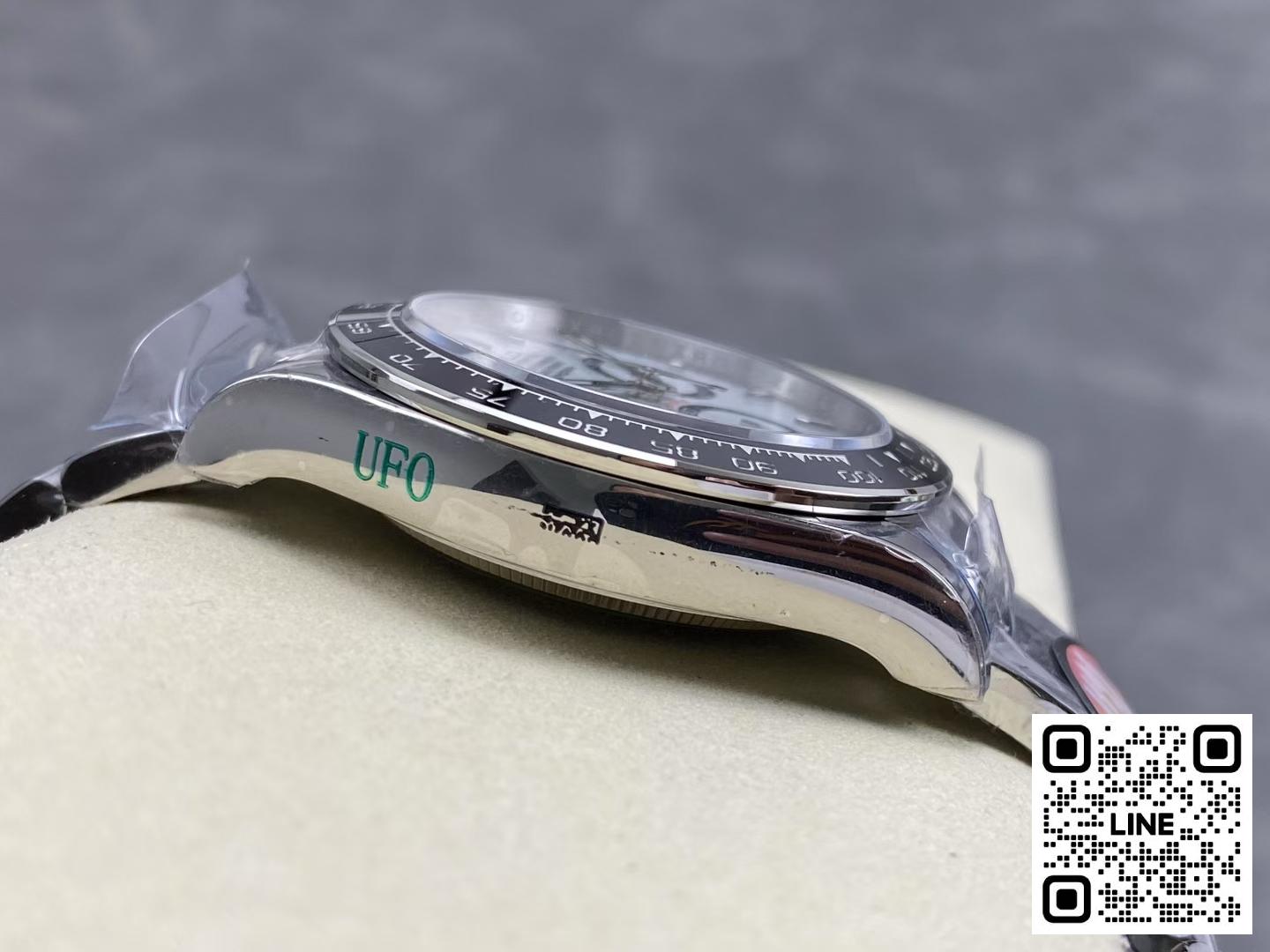 カテゴリ:<a href='/product.shtml?cid=660'>デイトナ</a> <br>UFO工場 ロレックス デイトナ 126500LN フリースプラング・ムーブメント ホワイト 4131ムーブメント