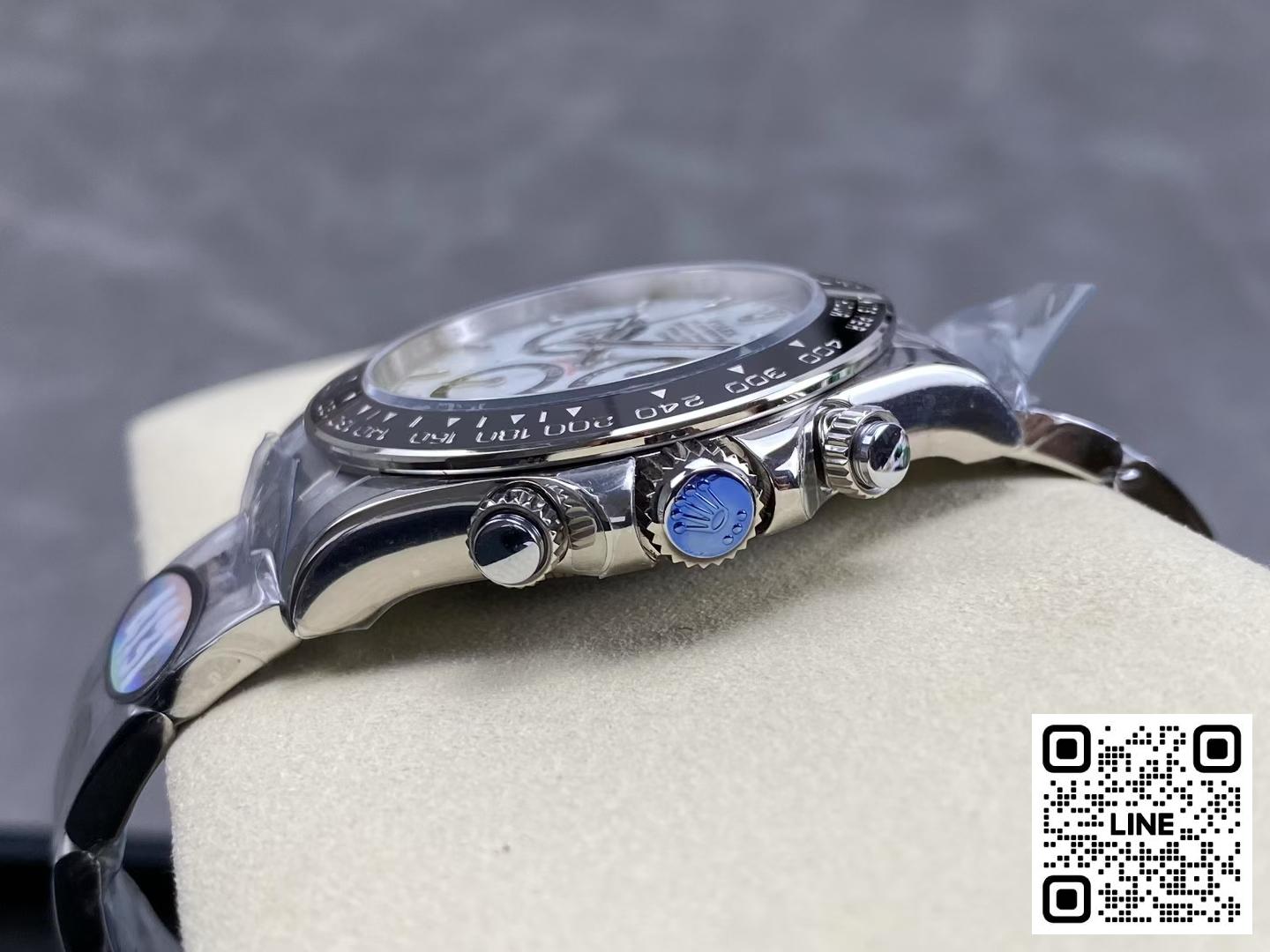 カテゴリ:<a href='/product.shtml?cid=660'>デイトナ</a> <br>UFO工場 ロレックス デイトナ 126500LN フリースプラング・ムーブメント ホワイト 4131ムーブメント