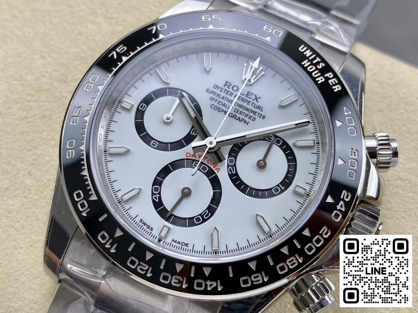 カテゴリ:<a href='/product.shtml?cid=660'>デイトナ</a> <br>UFO工場 ロレックス デイトナ 126500LN フリースプラング・ムーブメント ホワイト 4131ムーブメント