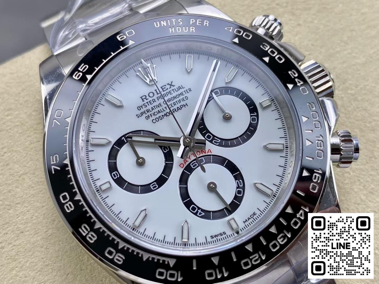 カテゴリ:<a href='/product.shtml?cid=660'>デイトナ</a> <br>UFO工場 ロレックス デイトナ 126500LN フリースプラング・ムーブメント ホワイト 4131ムーブメント