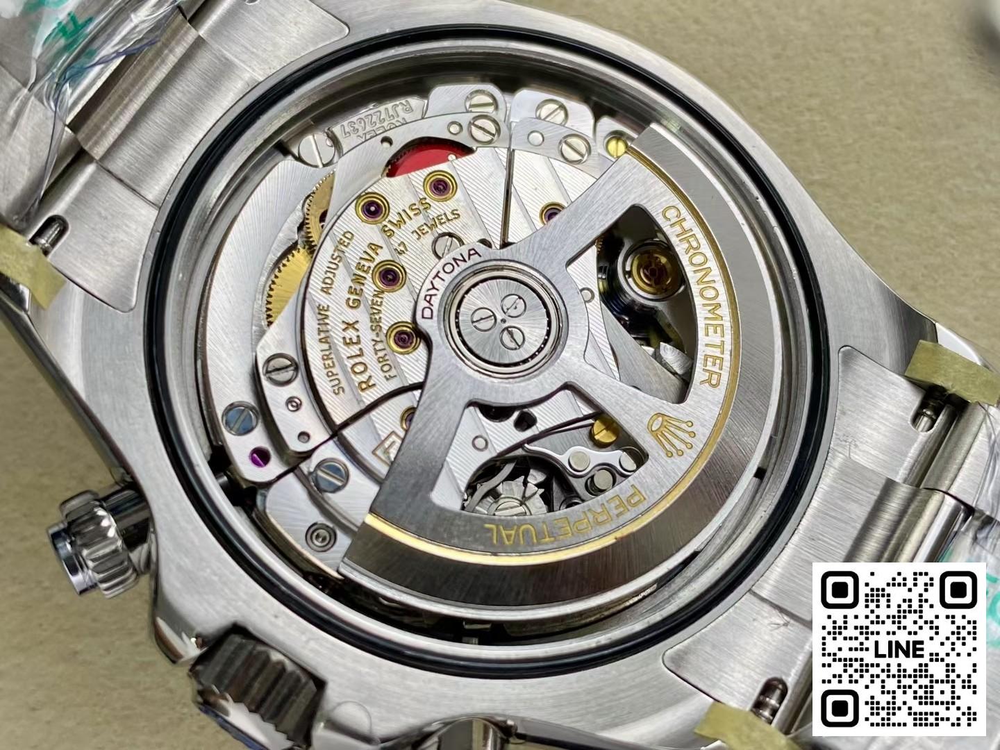 カテゴリ:<a href='/product.shtml?cid=660'>デイトナ</a> <br>UFO工場 ロレックス デイトナ 126500LN フリースプラング・ムーブメント ホワイト 4131ムーブメント