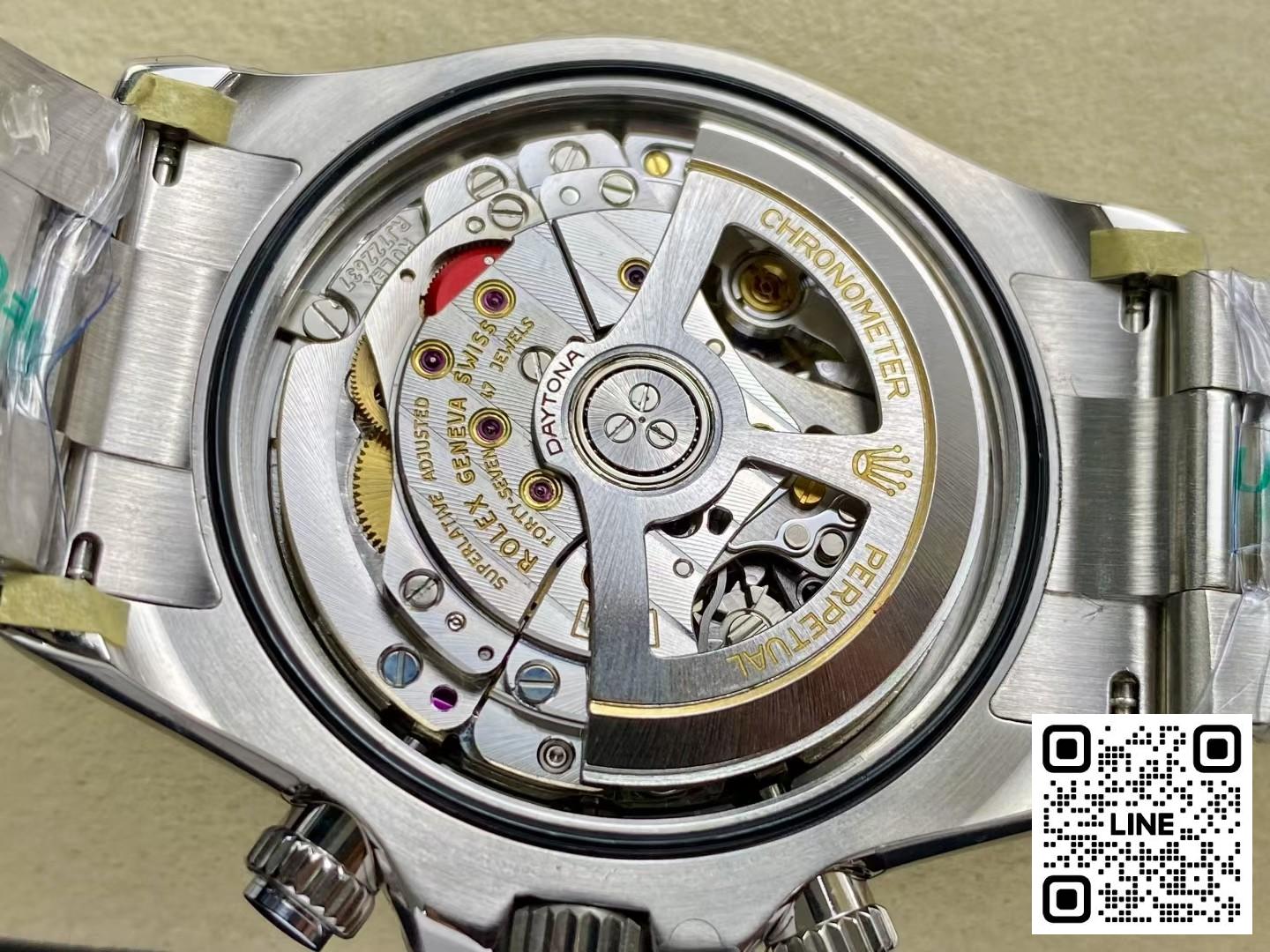 カテゴリ:<a href='/product.shtml?cid=660'>デイトナ</a> <br>UFO工場 ロレックス デイトナ 126500LN フリースプラング・ムーブメント ホワイト 4131ムーブメント