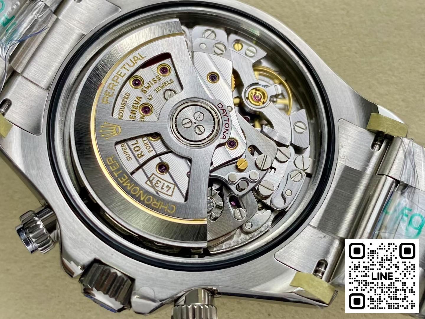 カテゴリ:<a href='/product.shtml?cid=660'>デイトナ</a> <br>UFO工場 ロレックス デイトナ 126500LN フリースプラング・ムーブメント ホワイト 4131ムーブメント