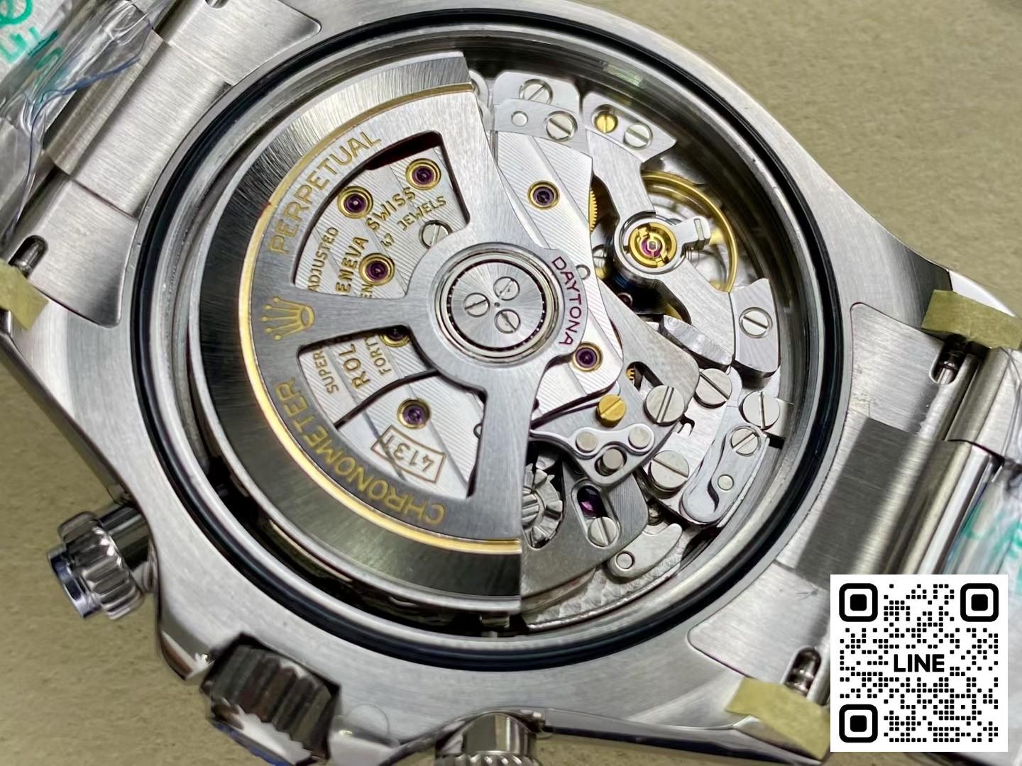 カテゴリ:<a href='/product.shtml?cid=660'>デイトナ</a> <br>UFO工場 ロレックス デイトナ 126500LN フリースプラング・ムーブメント ホワイト 4131ムーブメント