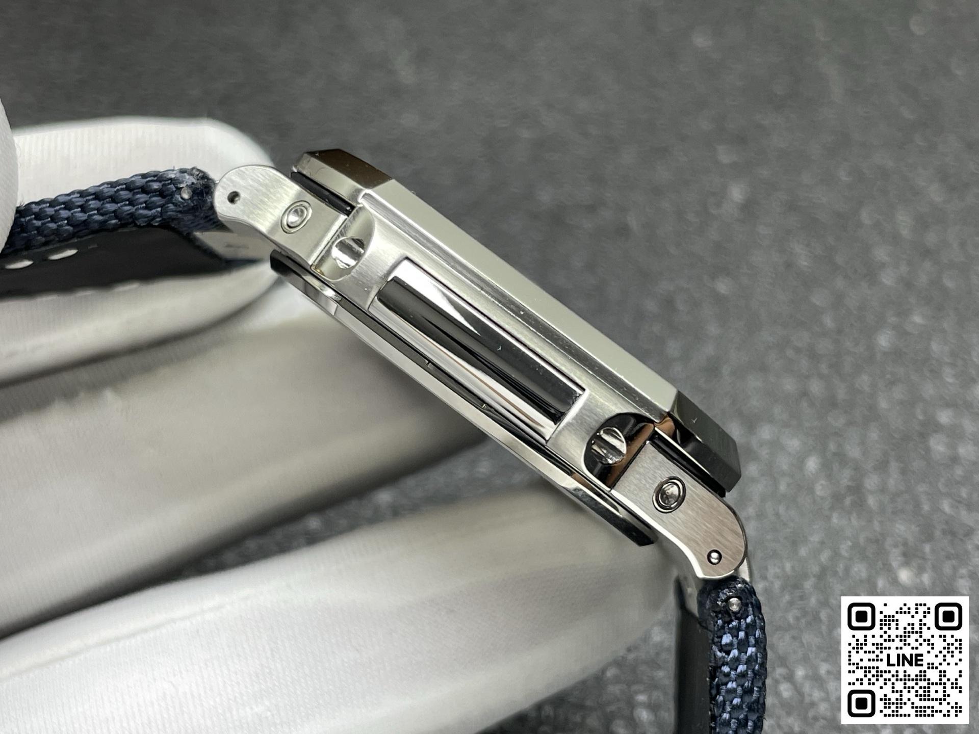 カテゴリ:<a href='/product.shtml?cid=777'>キュビタス</a> <br>P1工場 パテックフィリップ キュビタス 5822 45MM ブルー ムーンフェイズ 240ムーブメント