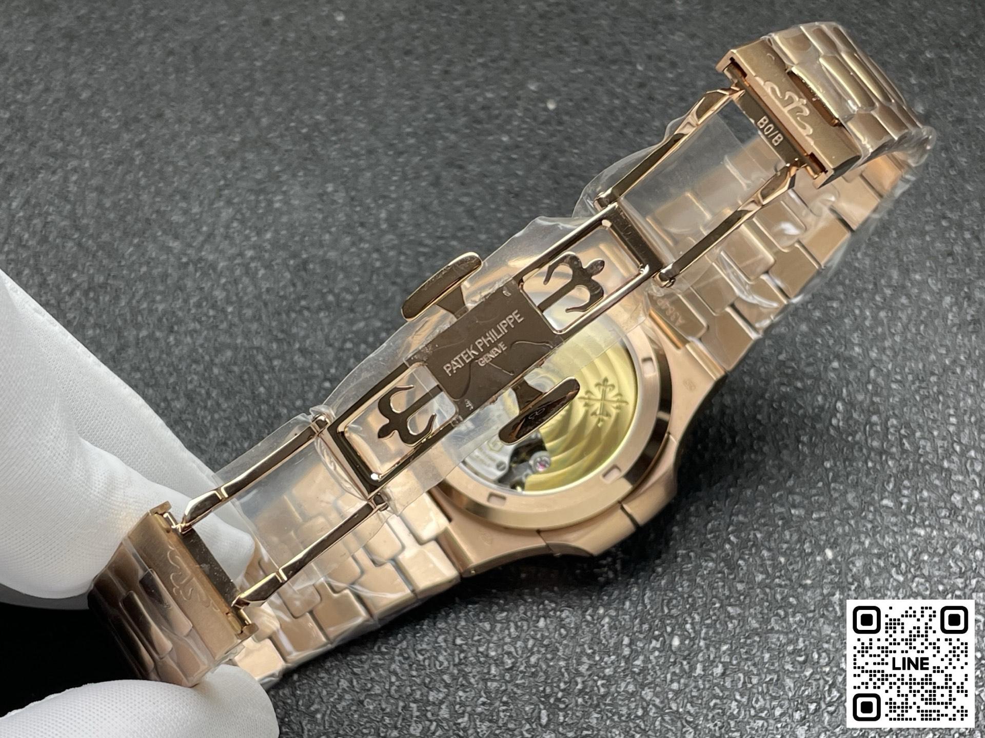 カテゴリ:<a href='/product.shtml?cid=686'>ノーチラス</a> <br>P1工場 パテックフィリップ ノーチラス 5990 ブルー ローズゴールド 40.5mm CH 28‑520ムーブメント