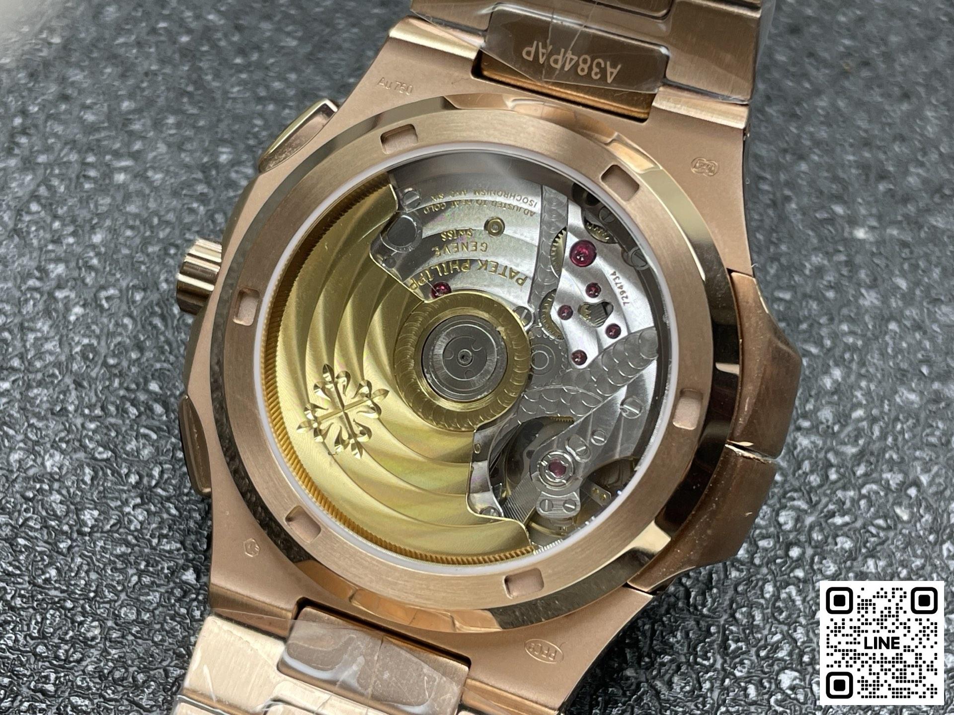 カテゴリ:<a href='/product.shtml?cid=686'>ノーチラス</a> <br>P1工場 パテックフィリップ ノーチラス 5990 ブルー ローズゴールド 40.5mm CH 28‑520ムーブメント