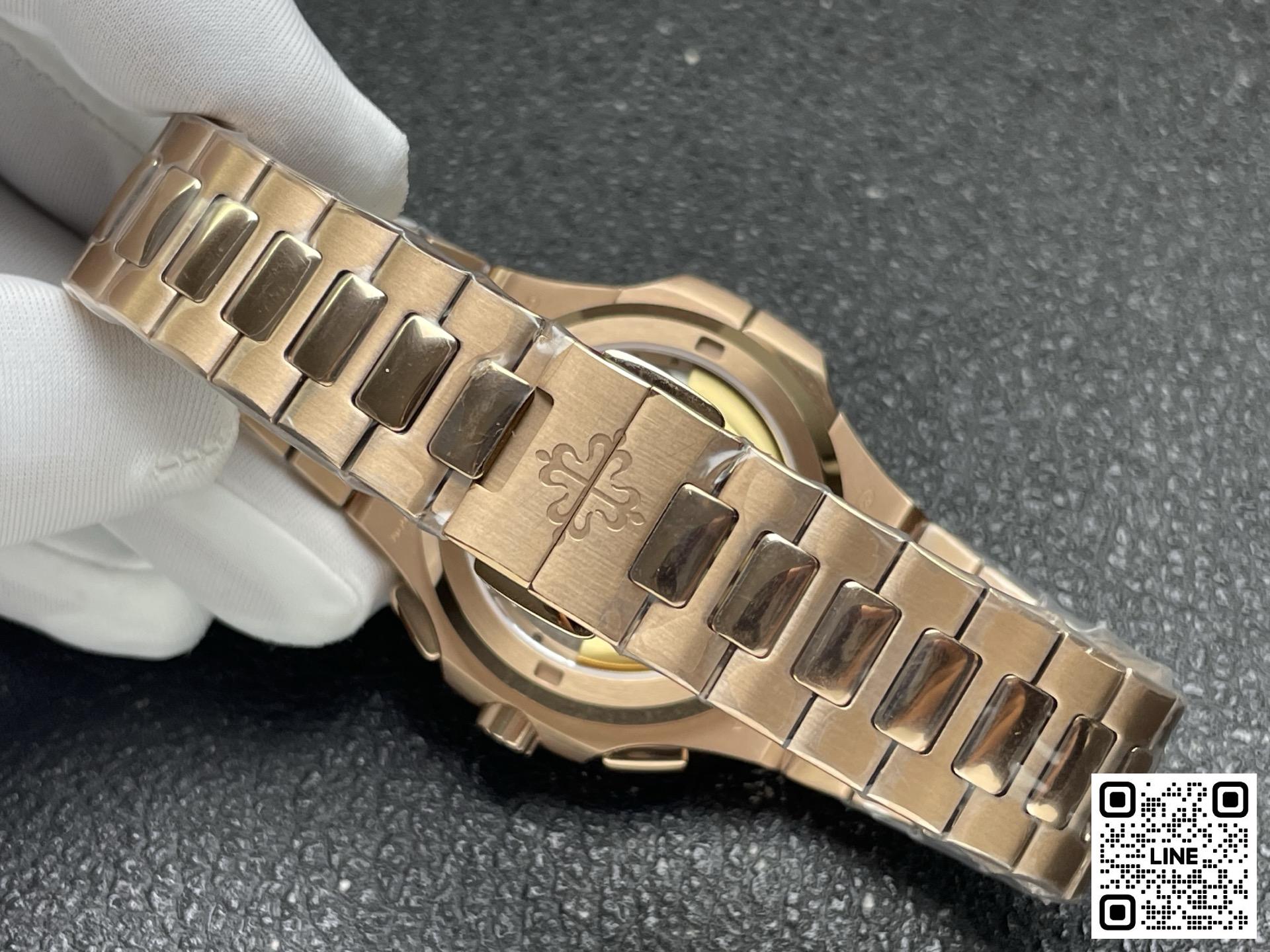 カテゴリ:<a href='/product.shtml?cid=686'>ノーチラス</a> <br>P1工場 パテックフィリップ ノーチラス 5990 ブルー ローズゴールド 40.5mm CH 28‑520ムーブメント