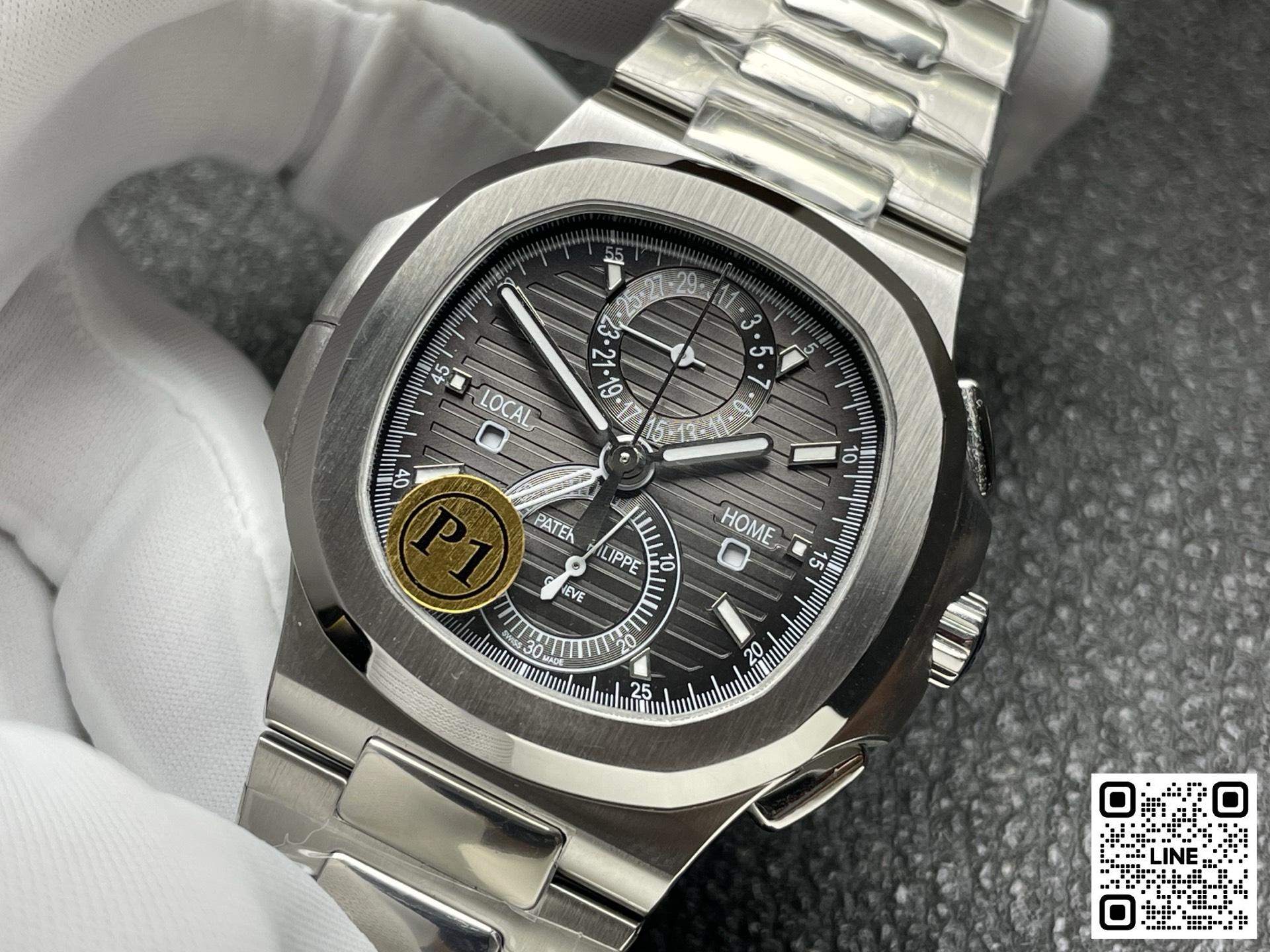 カテゴリ:<a href='/product.shtml?cid=686'>ノーチラス</a> <br>P1工場 パテックフィリップ ノーチラス 5990 ブラックグラデーション 40.5mm CH 28‑520ムーブメント