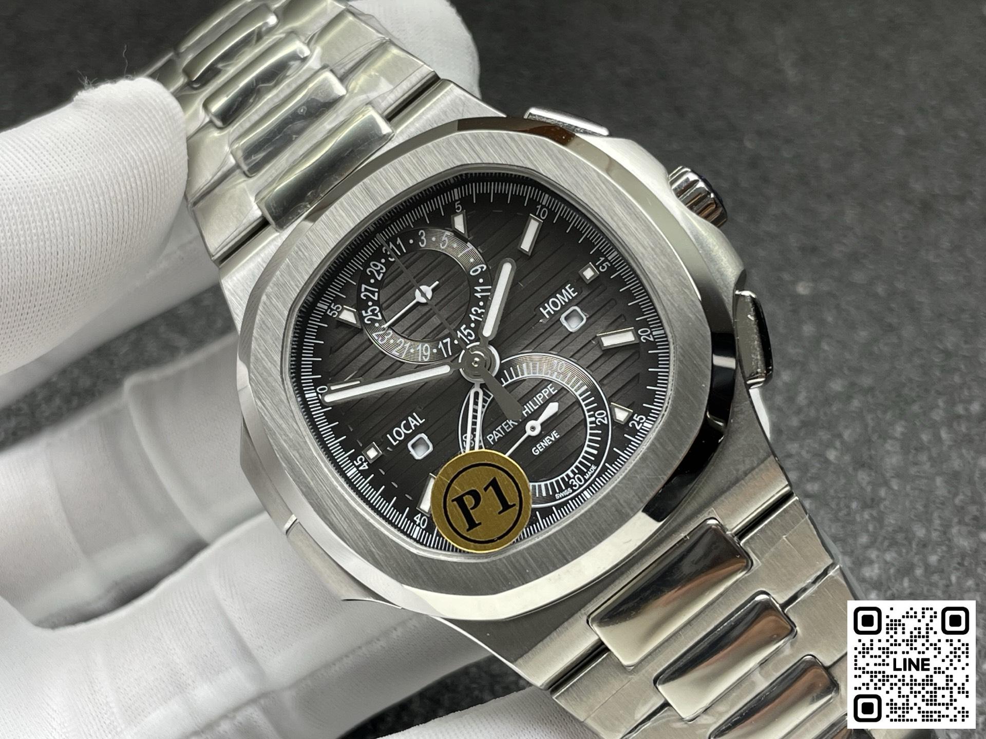 カテゴリ:<a href='/product.shtml?cid=686'>ノーチラス</a> <br>P1工場 パテックフィリップ ノーチラス 5990 ブラックグラデーション 40.5mm CH 28‑520ムーブメント