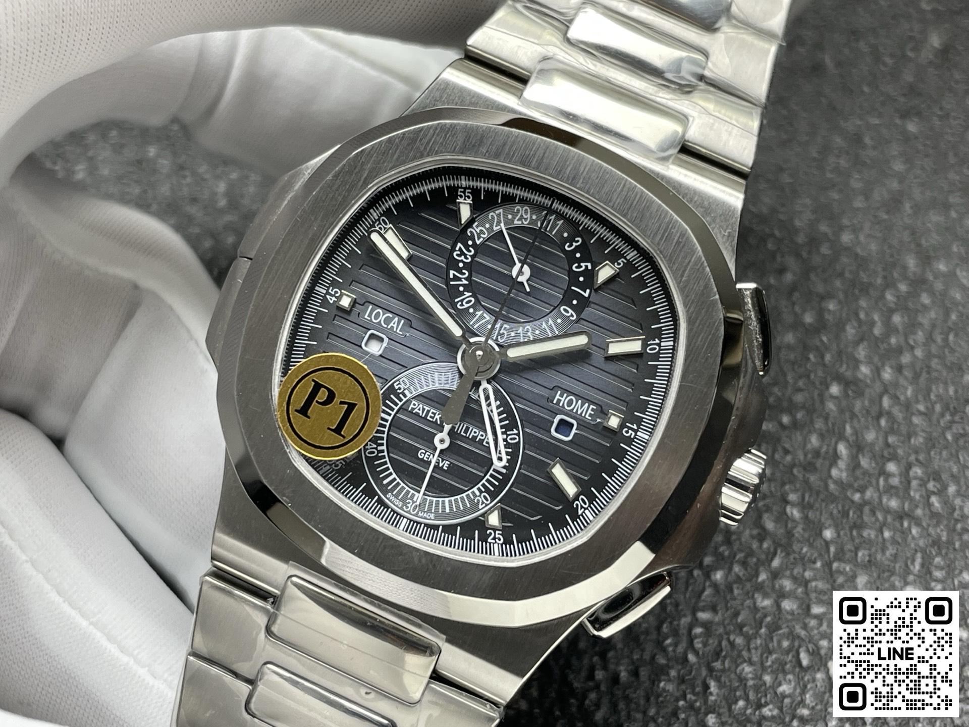 カテゴリ:<a href='/product.shtml?cid=686'>ノーチラス</a> <br>P1工場 パテックフィリップ ノーチラス 5990 ブルーグラデーション 40.5mm CH 28‑520ムーブメント