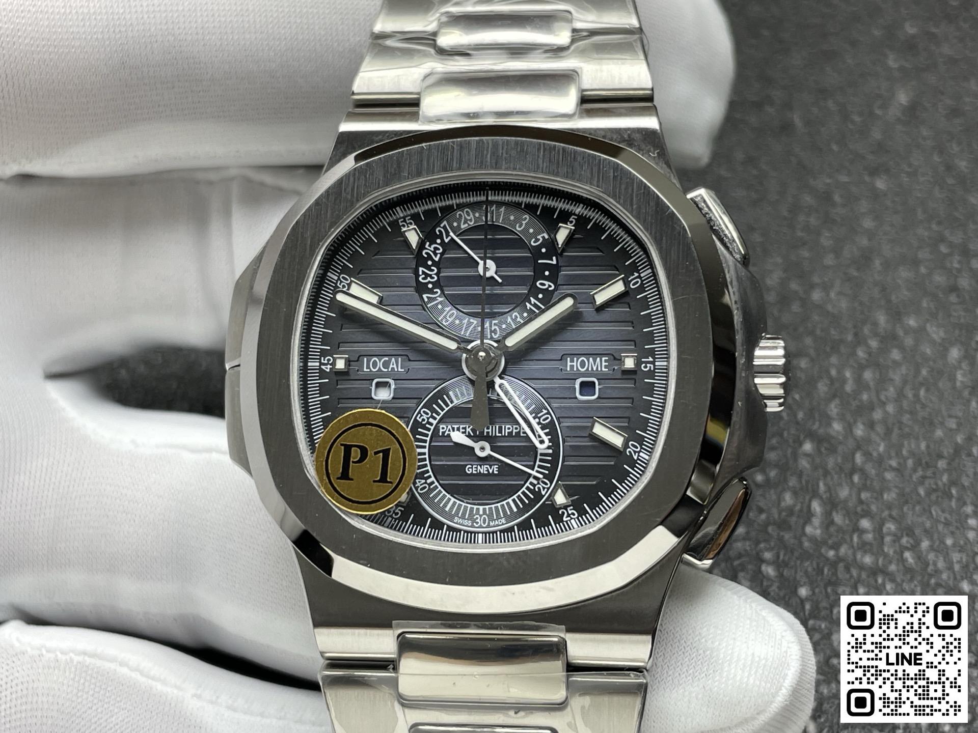 カテゴリ:<a href='/product.shtml?cid=686'>ノーチラス</a> <br>P1工場 パテックフィリップ ノーチラス 5990 ブルーグラデーション 40.5mm CH 28‑520ムーブメント